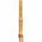 Ekena Millwork Alberta Rough Sawn Timber Gable Bracket, Western Red Cedar, 84"W x 49"H x 4"D x 4"F, 14/12 Pitch GBW084X49X0404ALB00RWR - alternate 2